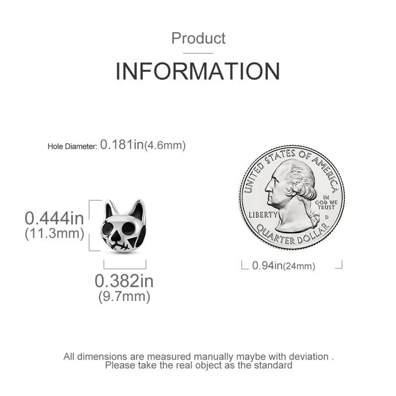 Cat Collection 925 Sterling Silver Charms Bead | Persian Bell & Multifarious Cat Dangle Fit Pandora Bracelet Necklace DIY Jewelry