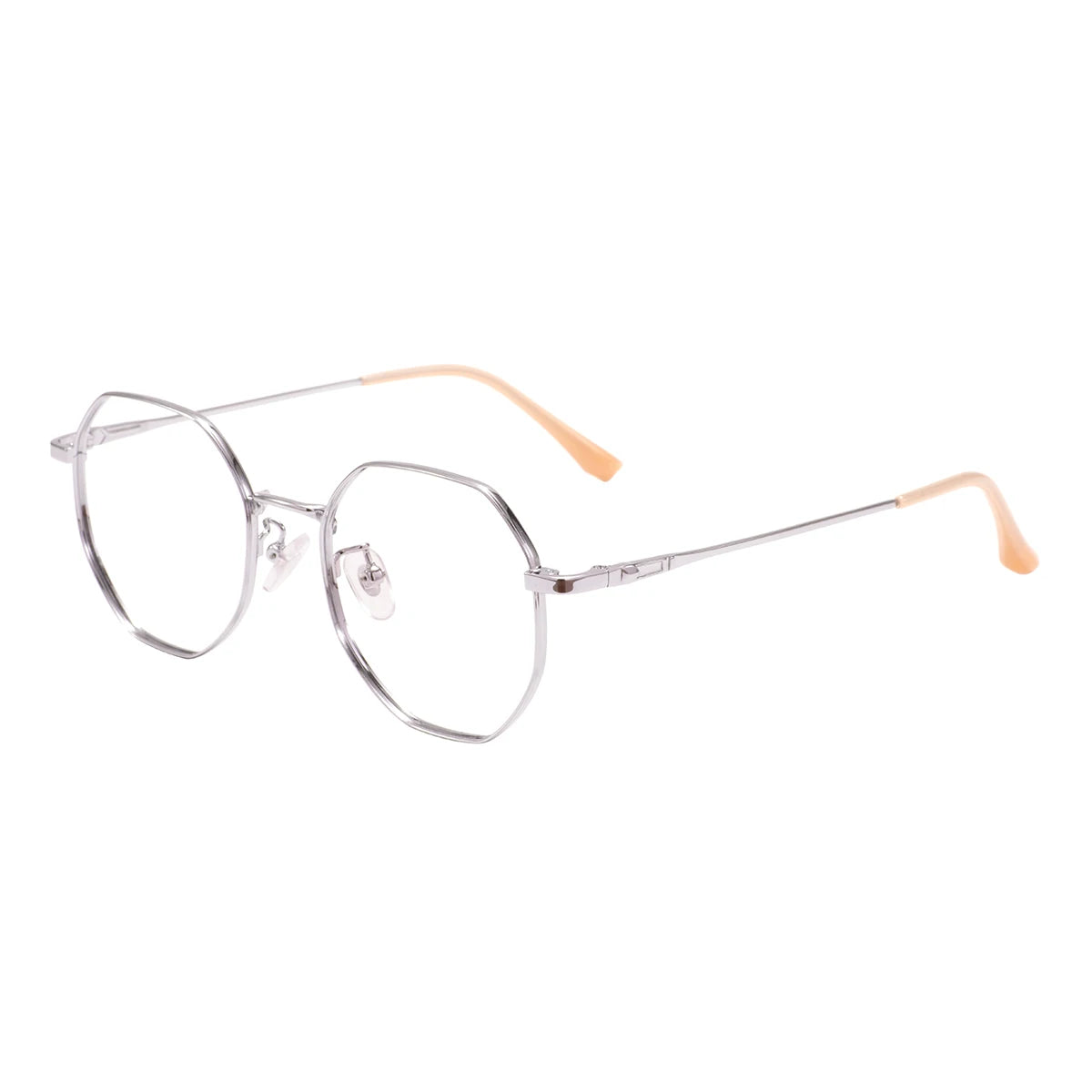 Geometric Colorful Round Glasses – Unisex Metal Full Rim Stylish Eyewear for Prescription Lenses