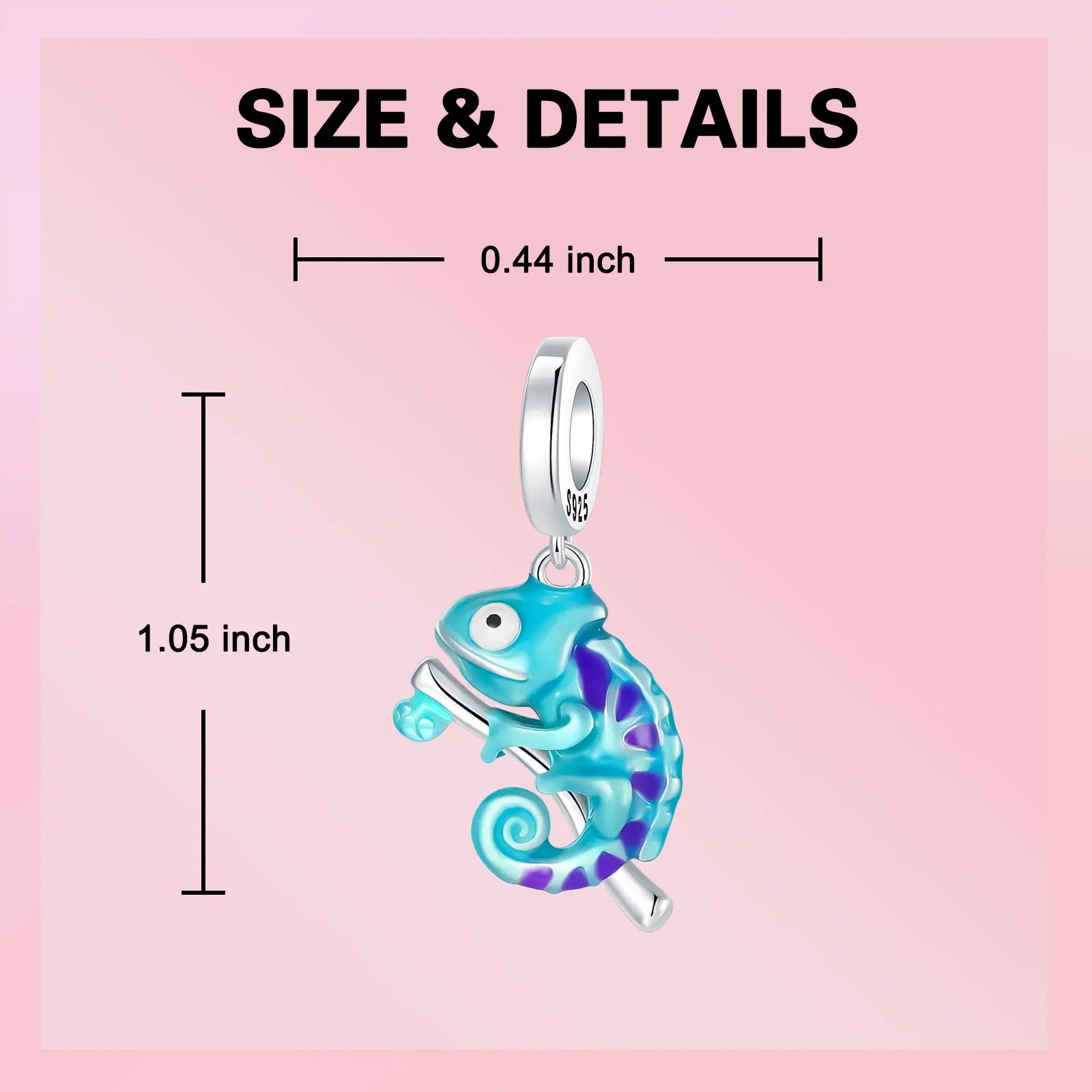 925 Sterling Silver Easter Egg Pendant Charm – DIY Bracelet Jewelry for Women