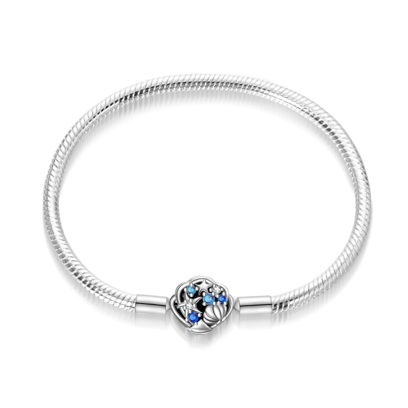 S925 Sterling Silver Snake Bone Chain Bracelet | Pandora Fit DIY Jewelry