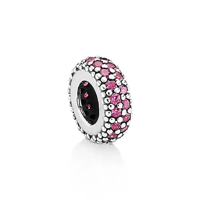 925 Sterling Silver Angel Wings Multi-Color Charm | Fits Original Pandora Bracelet | DIY Ladies Jewelry Accessories