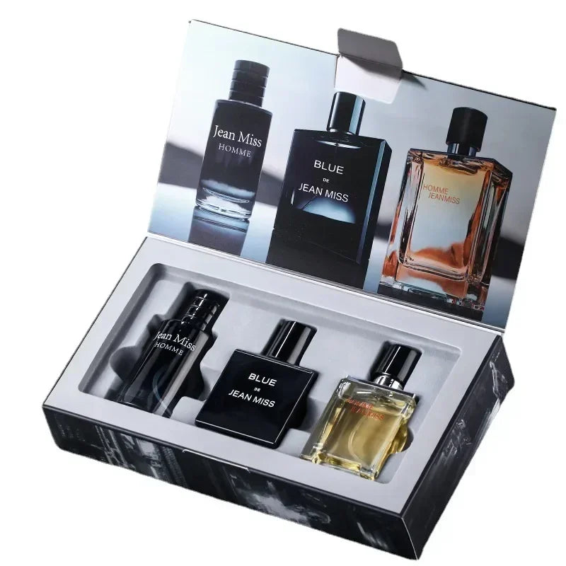 High-Quality 90ML Men’s Perfume Set – 3PCS Gift Box | Lasting Colognes for Men, Masculine & Fascinating Scents