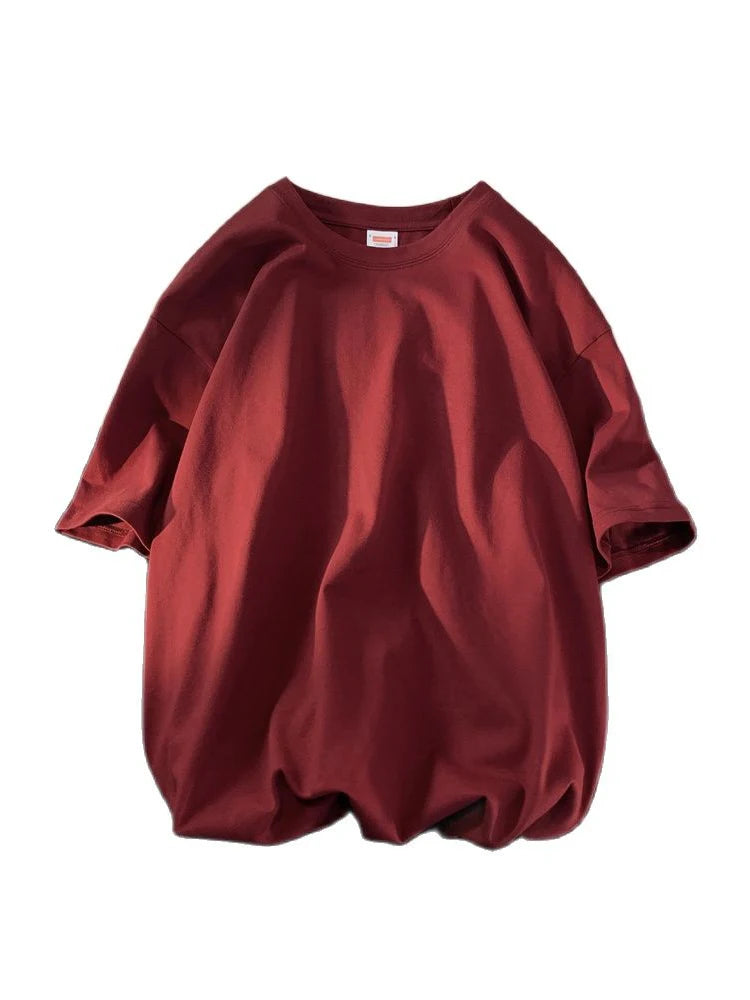 LEGIBLE 2025 Summer Women Short Sleeve T-Shirt – Loose Solid O-Neck Casual Tee 🌞👚