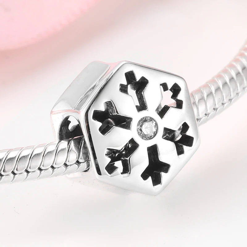 Give Birth To Life Pregnant Mother 925 Sterling Silver Charm | Pink CZ Beads Fit Original Bracelets