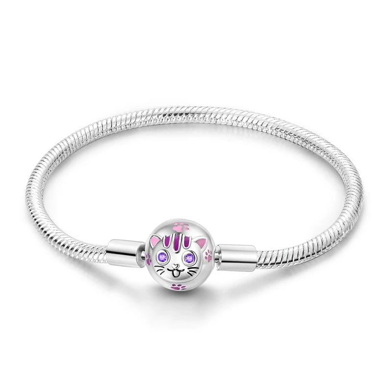 925 Sterling Silver Evil Eye Bracelet with Hand of Fatima | Blue Zircon Protection Charm Jewelry for Women