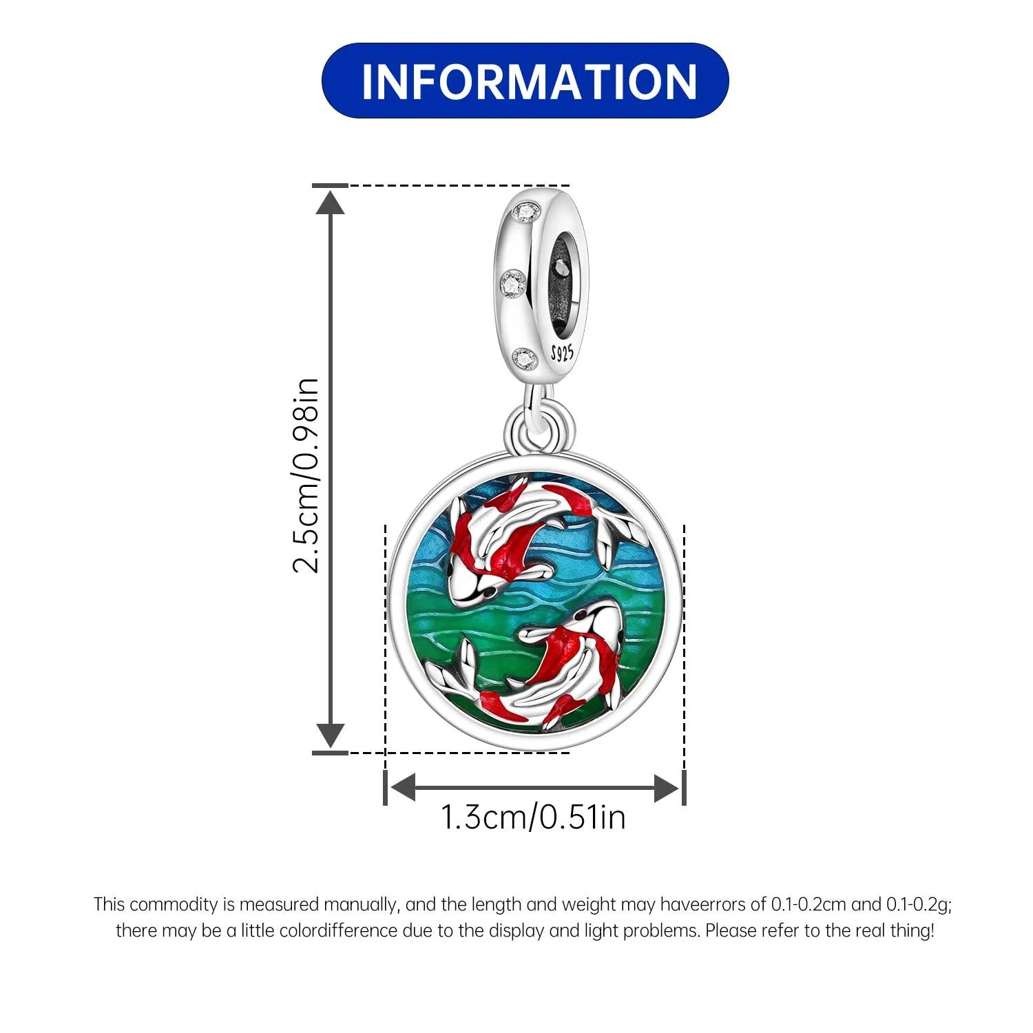 Orstarry 925 Sterling Silver Mermaid Cartoon Charm | Original Pendant Beads Fit Pandora Bracelet DIY Fine Jewelry Gift