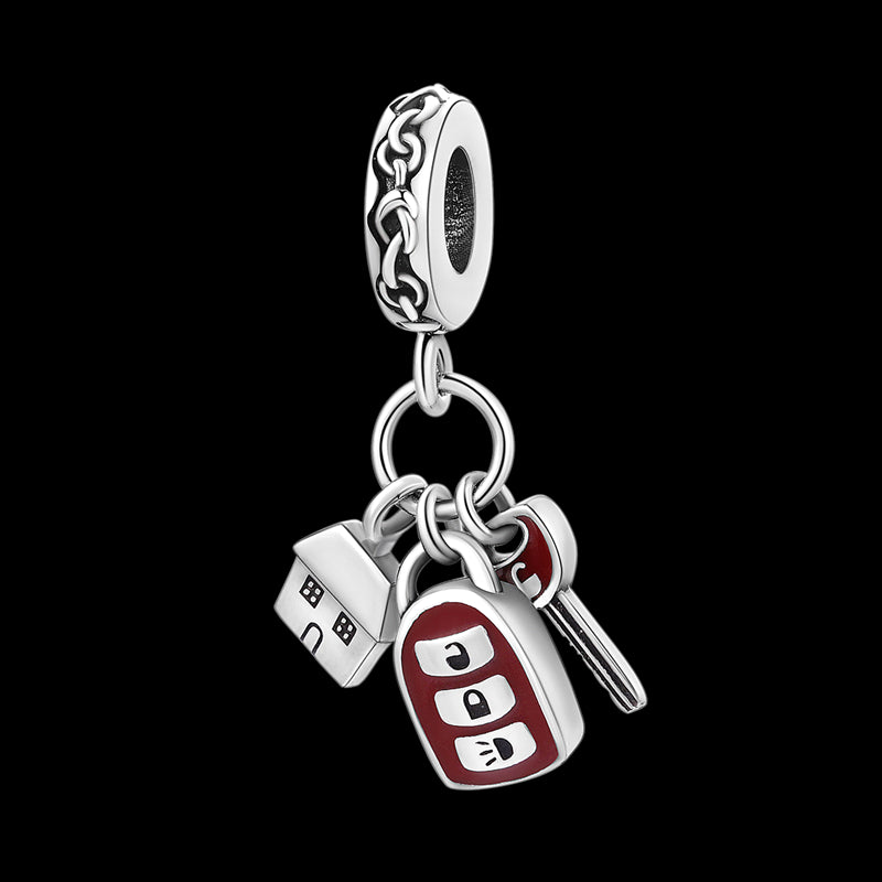 925 Sterling Silver Safety Chain Charms for Pandora Bracelets Women Jewelry