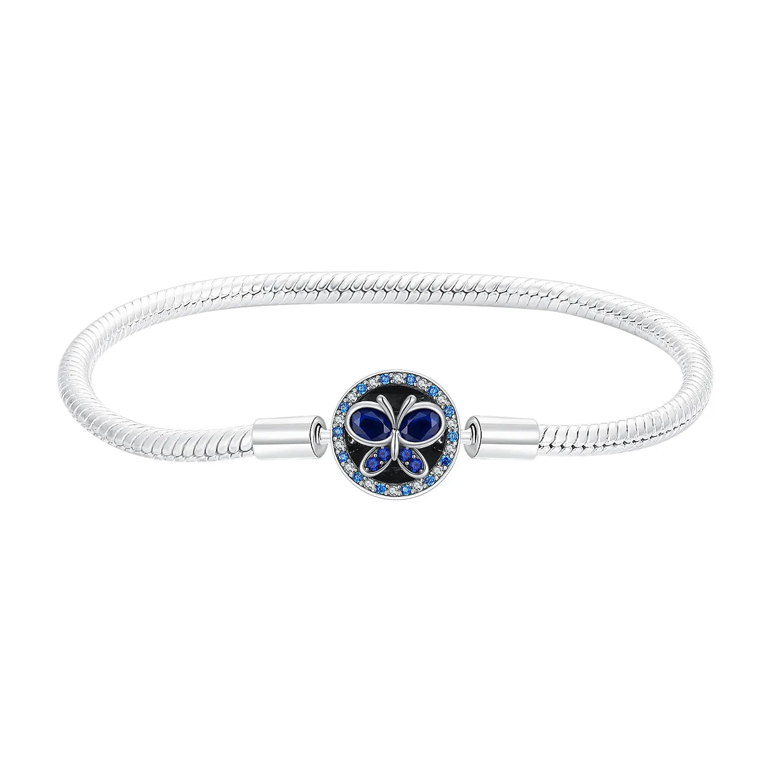 2025 925 Sterling Silver Heart Butterfly Snowflake Dream Catcher Bracelet | Luxurious Women's DIY Jewelry Gift