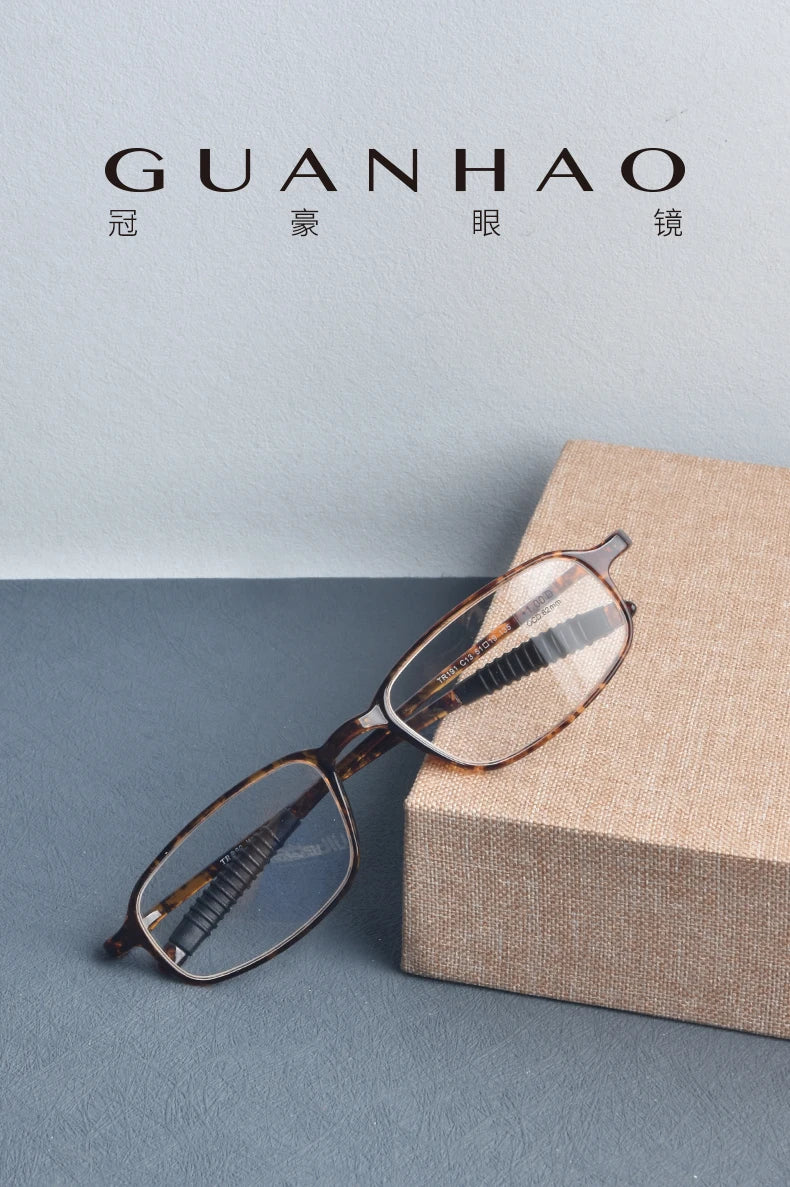 GUANHAO Unisex Reading Glasses 👓 Clear TR90 Frame – Presbyopia 1.0