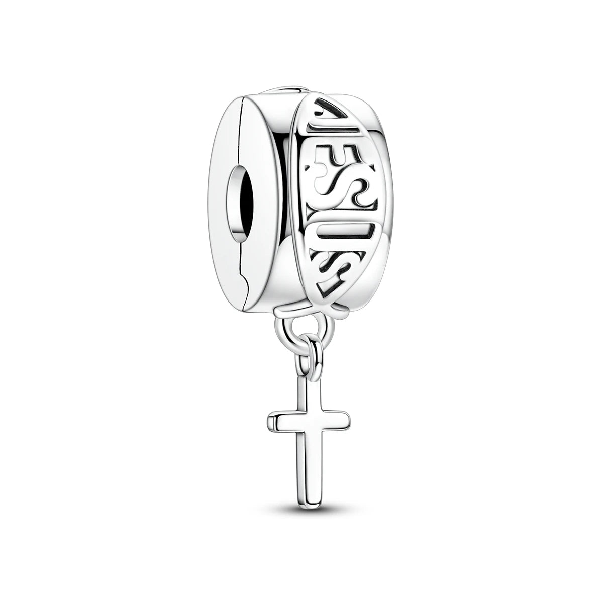 Original 925 Sterling Silver Clip Charm Bead | Round Heart Love Family Charms Fit Bracelet Women DIY Jewelry Gift