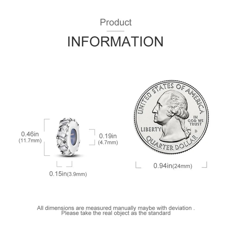 925 Sterling Silver Inlaid Zircon Love Heart & Snake Dangle Charm – Fits Original Pandora Bracelet, Women’s Jewelry Pendant Bead