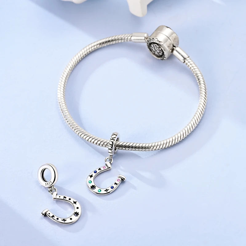 925 Sterling Silver Luminous Golden Firefly Charms | Sparkling Bee & Cat Dangle Beads Fit Original Bracelet DIY Jewelry Gift