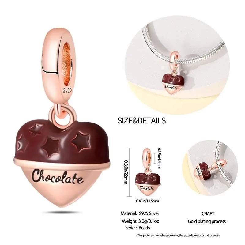 925 Sterling Silver Flying Bird & Butterfly Safety Chain Charm Beads for Original 3mm Bracelet – DIY Jewelry Gift