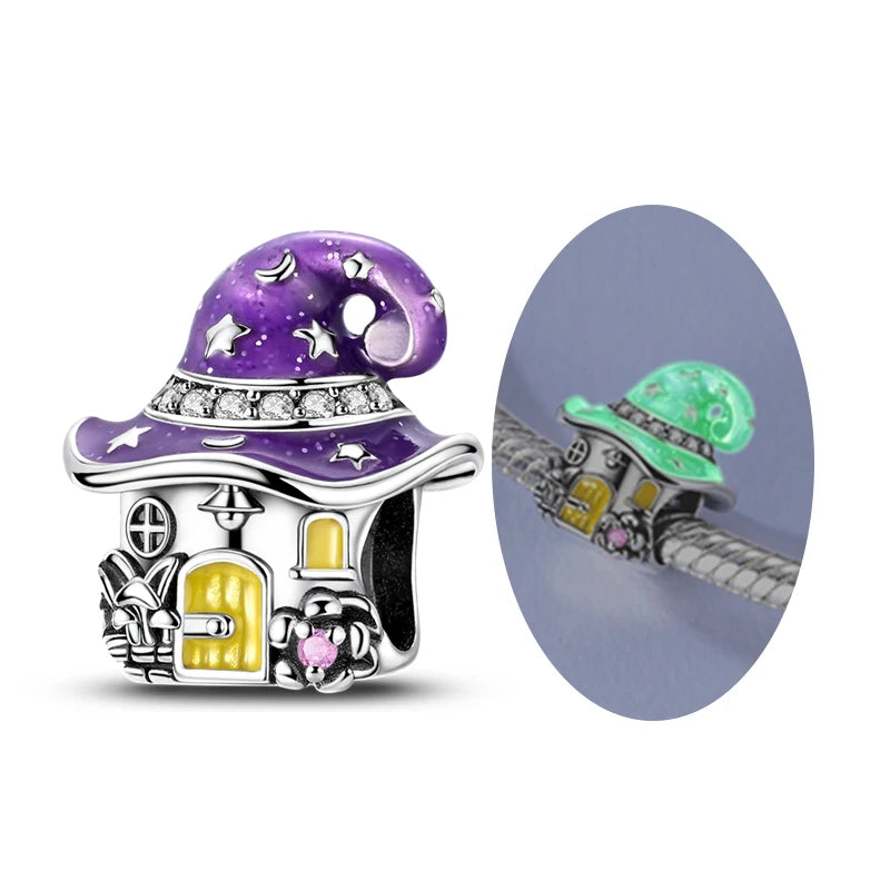 2025 Original 925 Sterling Silver Christmas & Halloween Charms | Santa Claus Snowman Beads Fit Bracelet Pendant Jewelry Gift