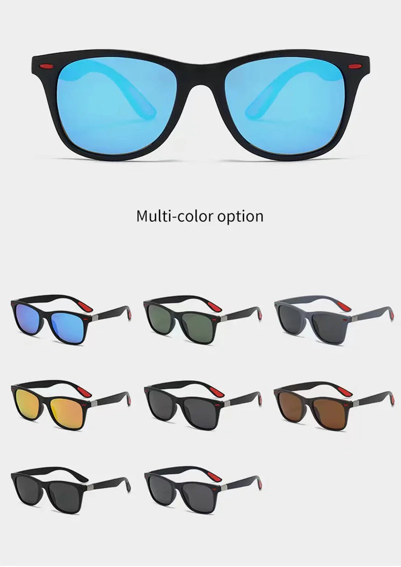 Night Vision Glasses PC Frame Polarized Sunglasses Men – Day & Night Driving Outdoor Sport Goggles