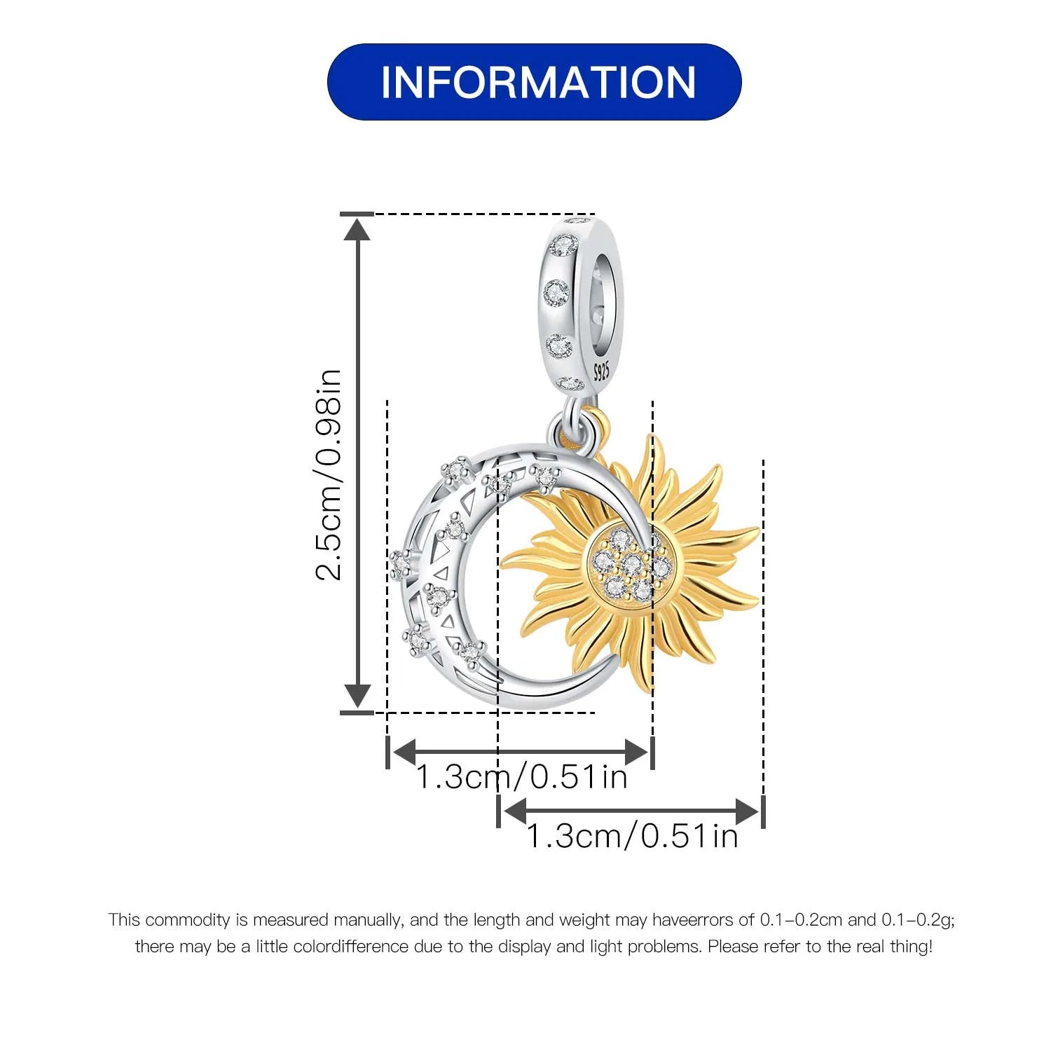 PANPOKI 925 Sterling Silver Switchable Book Pendant Charm | Original Bracelet Beads DIY Jewelry Gift for Women