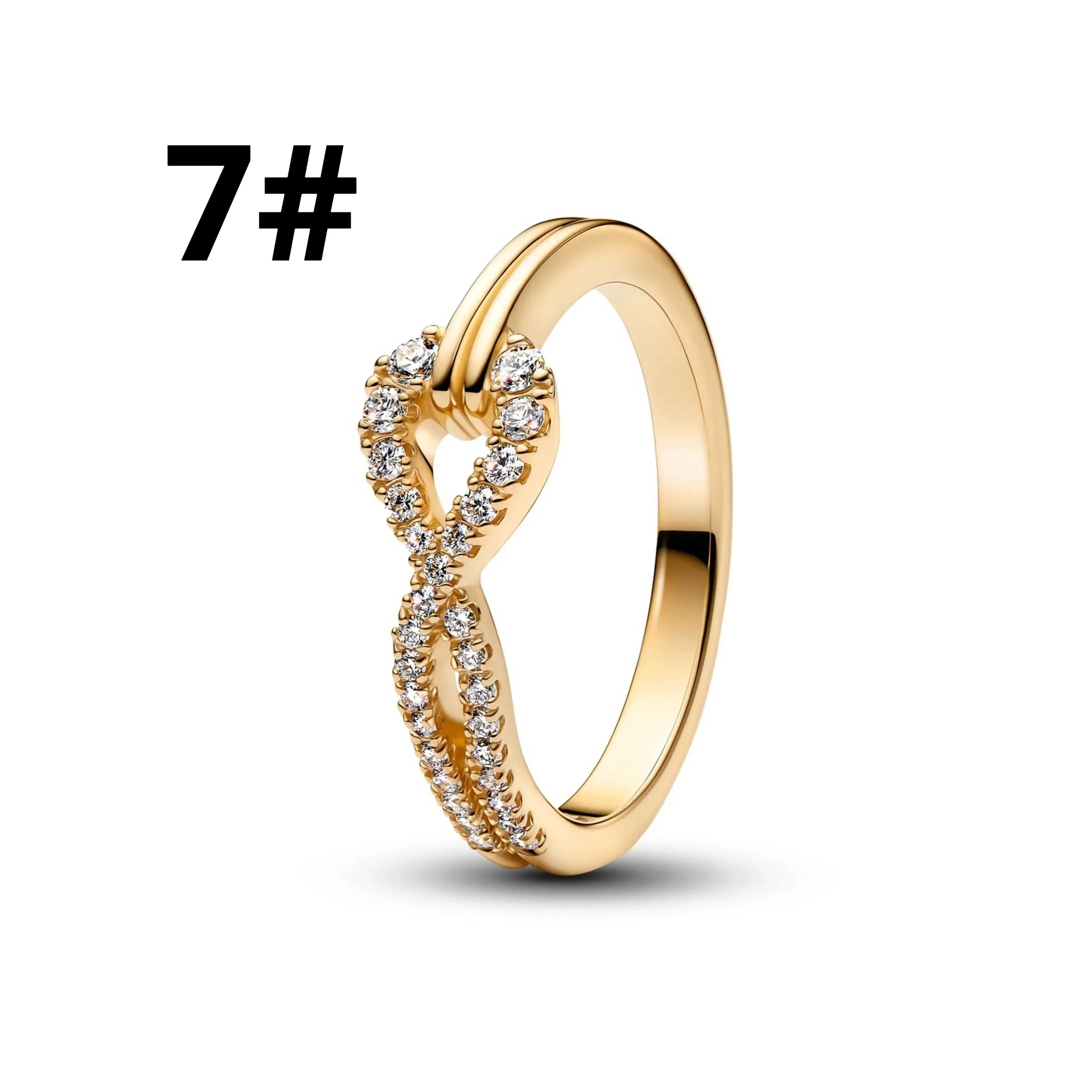 925 Sterling Silver Golden Geometry Set Charms | Heart Star Earrings Rings Bracelets Necklaces Women DIY Jewelry Gift