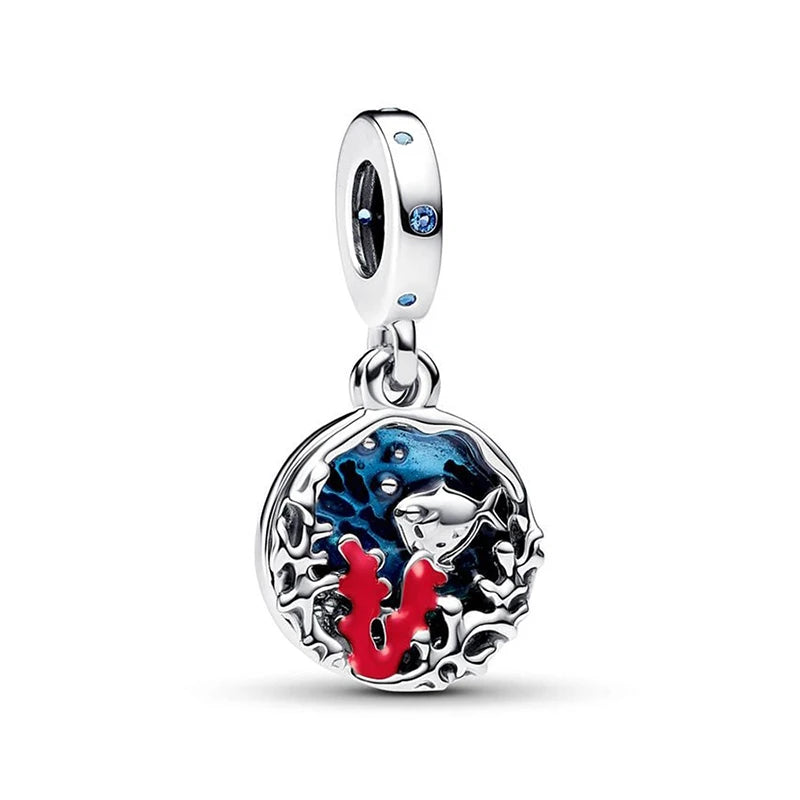 925 Sterling Silver Hollow Elephant & Sloth Charms | Fit Original Bracelet Necklace Women Luxury DIY Jewelry