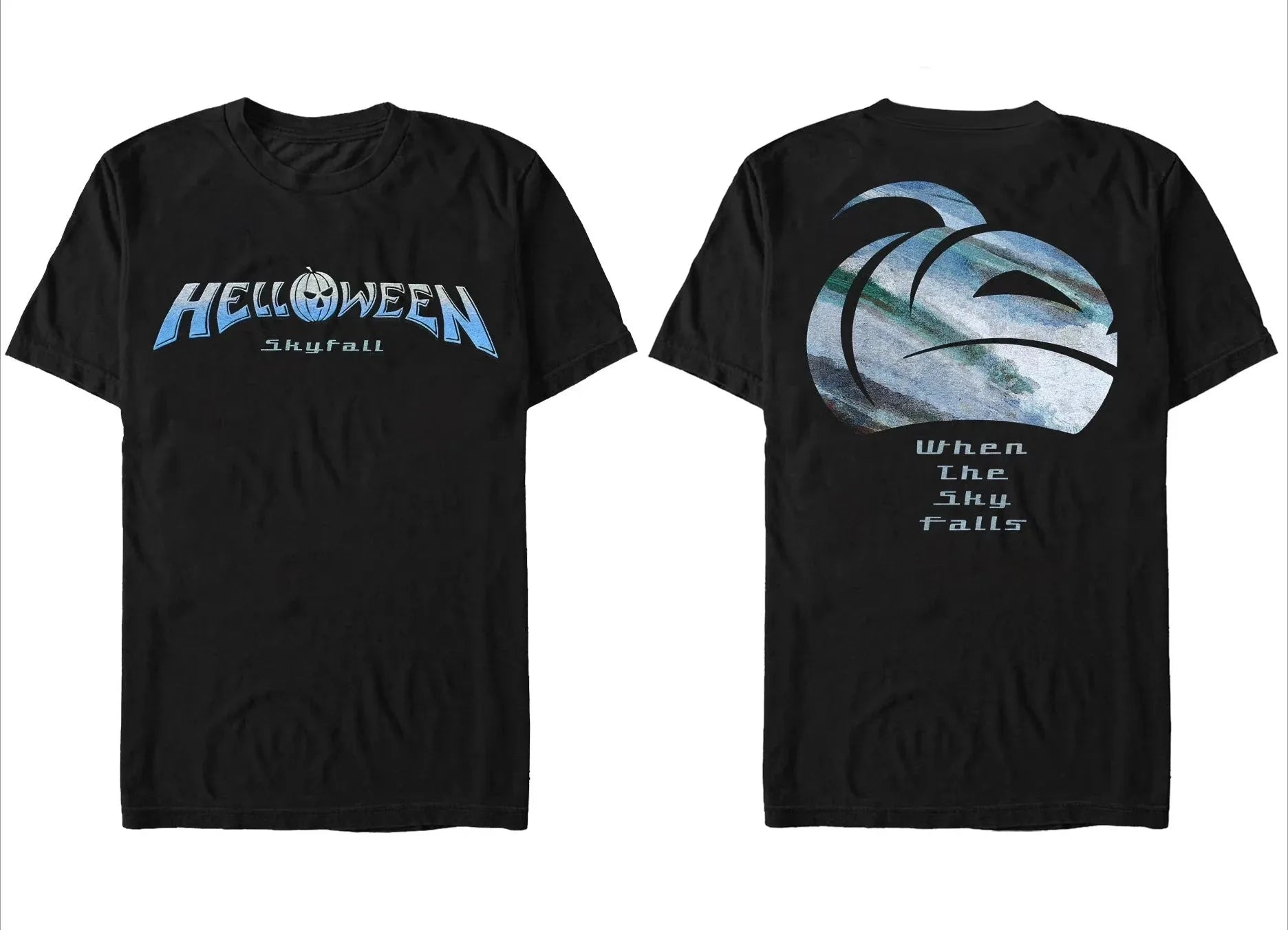 Heavy Metal Helloween T-Shirt | Women’s Black Cotton Band Tee Summer Casual