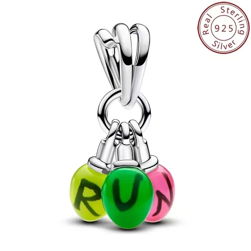 S925 Sterling Silver Disney Spider-Man Charm Bead | Fit Original Pandora Bracelet Women’s Birthday Jewelry Gift