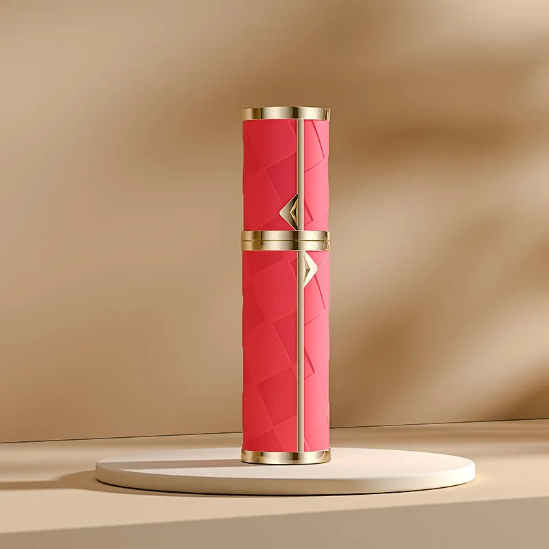 5ML Portable Mini Perfume Bottle – Travel Refillable Cosmetic Dispenser | Leather Leak-Proof Perfume Sprayer