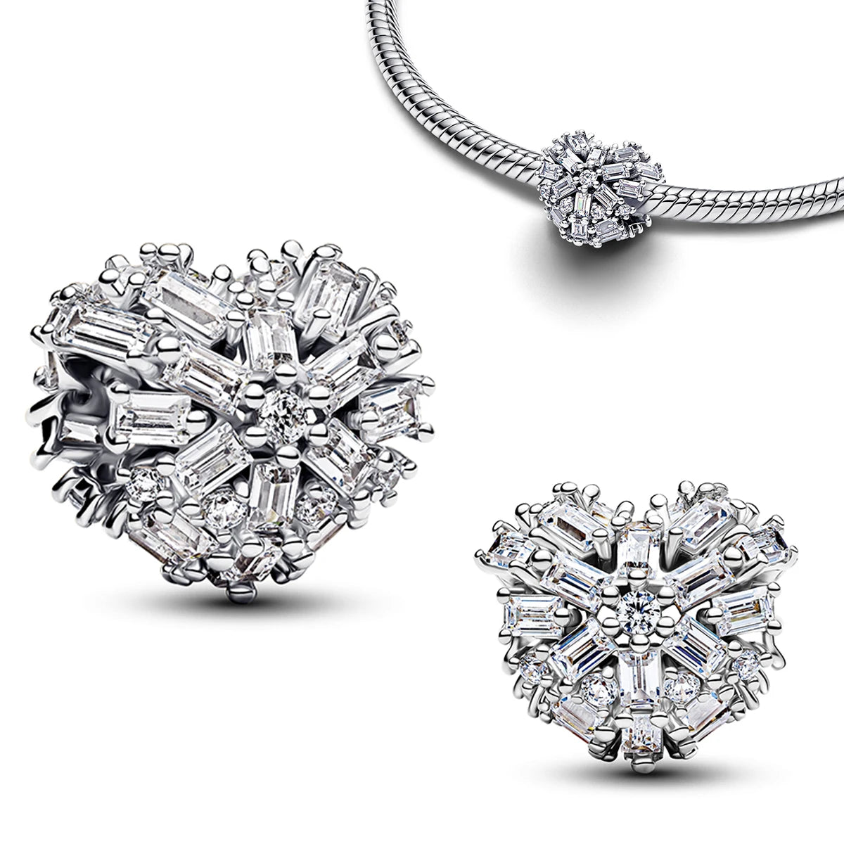 925 Sterling Silver Golden Charms – Horse, Lion & Castle Beads for Bracelets & Necklaces