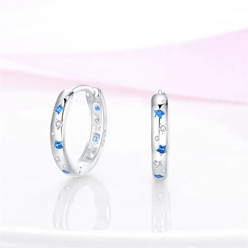 925 Sterling Silver Glowing Starfish & Shell Earrings | Fashion Jewelry for Women