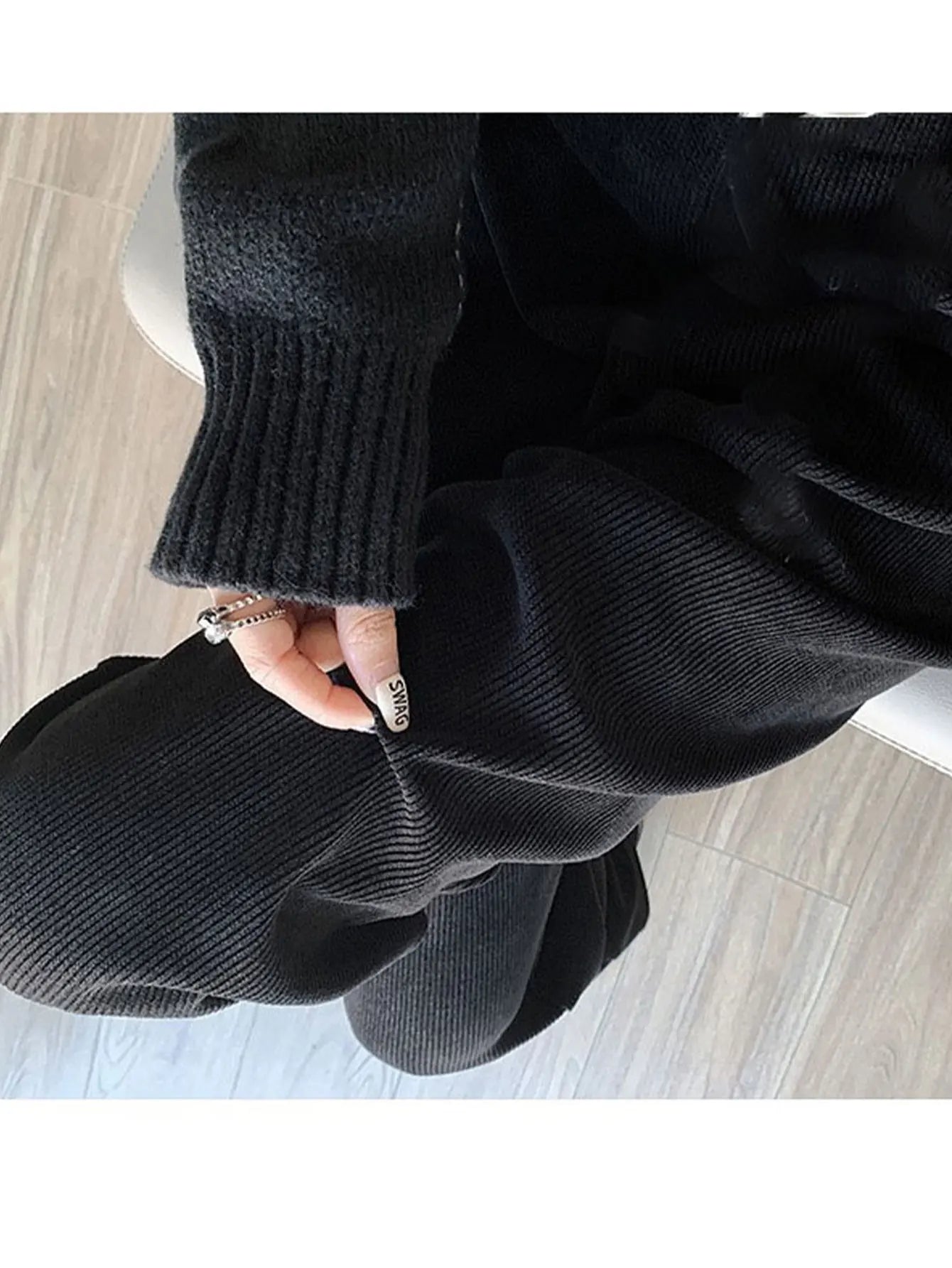 Women’s Fleece Wide Leg Pants | Winter High Waist Loose Casual Long Pants