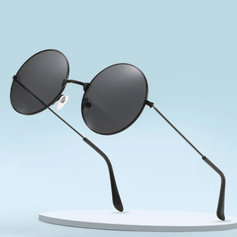 Popular Fishing & Leisure Round Metal Sunglasses – Retro Vintage Fashion Eyewear for Men & Women | UV400 Sun Glasses 2022