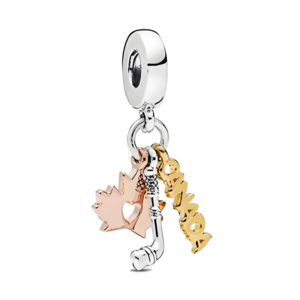 925 Sterling Silver Travel Charms – Japan, Bicycle, Car & Statue of Liberty Beads Fit Pandora Bracelet DIY Women’s Jewelry Gift