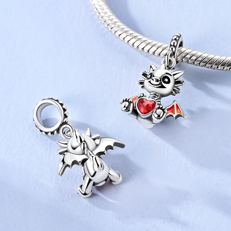 925 Sterling Silver Star, Moon & Watch Cube Charms | Original Beads Fit Bracelet & Pendant DIY Fine Jewelry Gift for Women