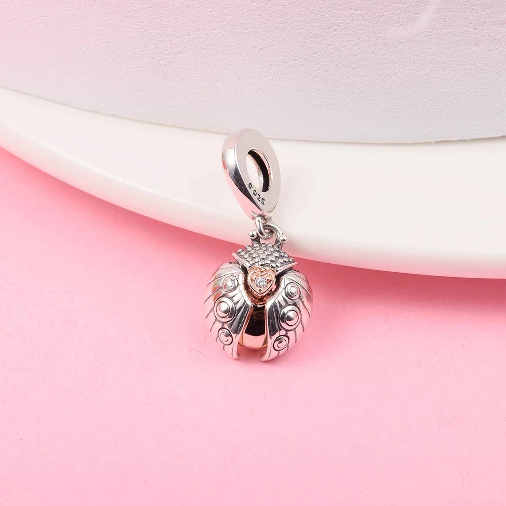 925 Sterling Silver Conch Crown Wings Charm | Fits Original Bracelet | DIY Women’s Love Jewelry Accessories