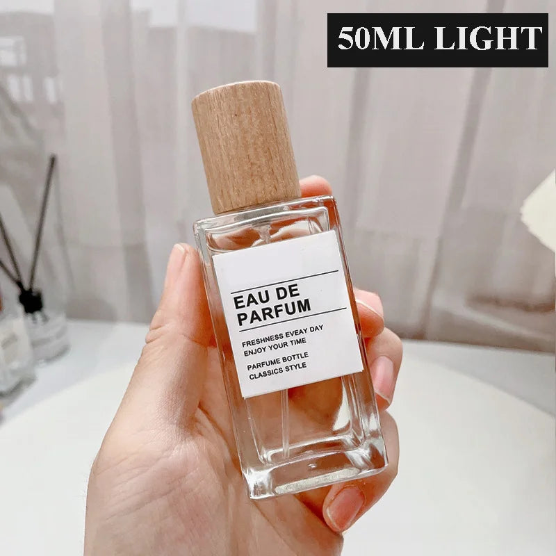 50ML High-End Glass Refillable Perfume Bottle – Empty Atomizer Spray Pump | Fine Mist Travel Cosmetic Container