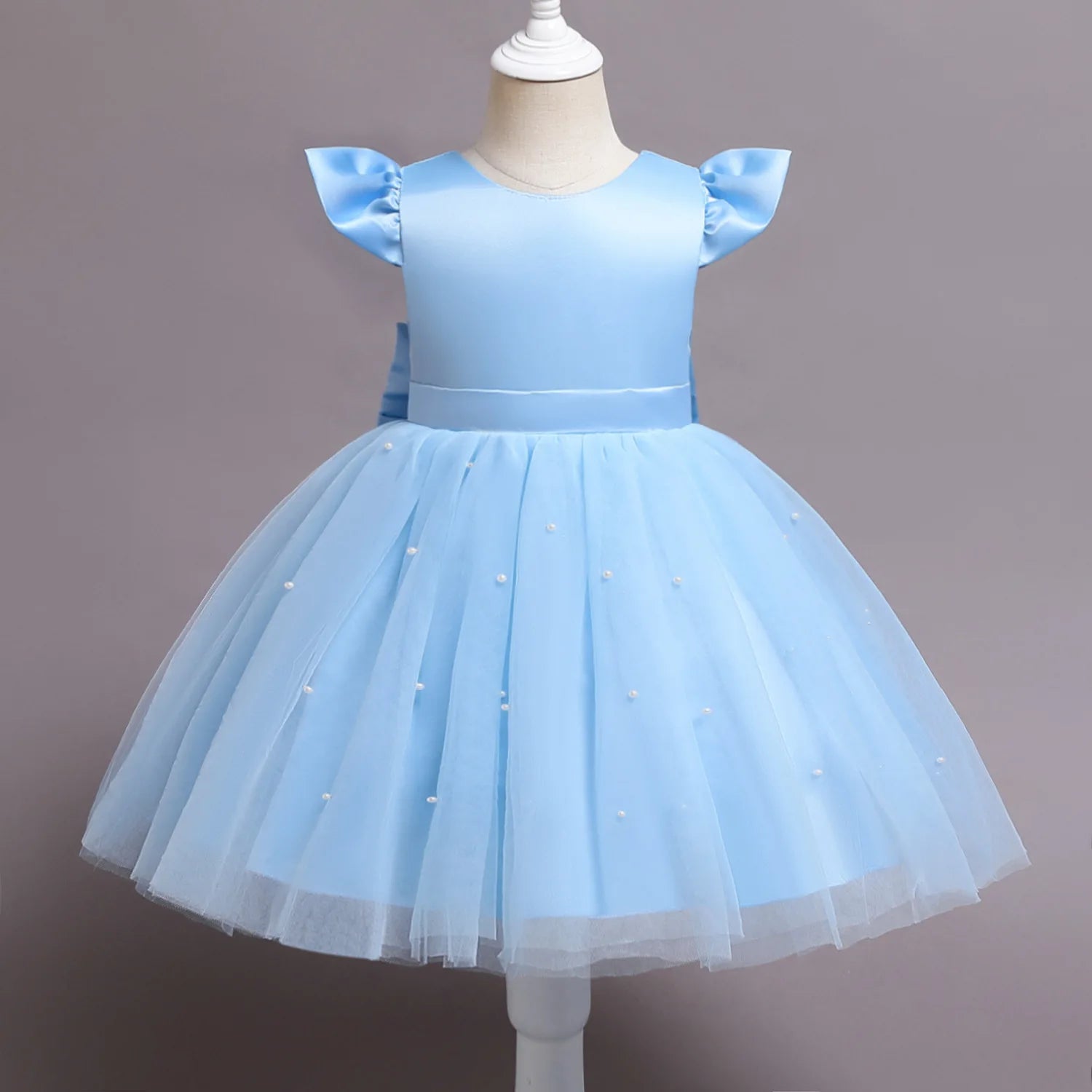 Hello Kitty Girls Lace Tulle Tutu Dress – Sleeveless Princess Wedding & Party Gown for Kids