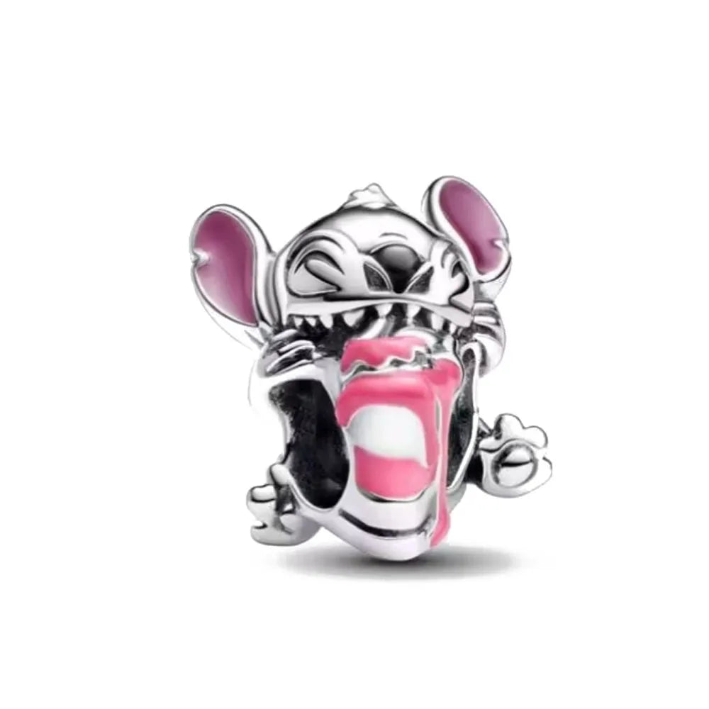 Hot Selling 925 Sterling Silver Duck, Mouse & Cat Charms | Animal Beads Fit Original Bracelet DIY Jewelry Accessories