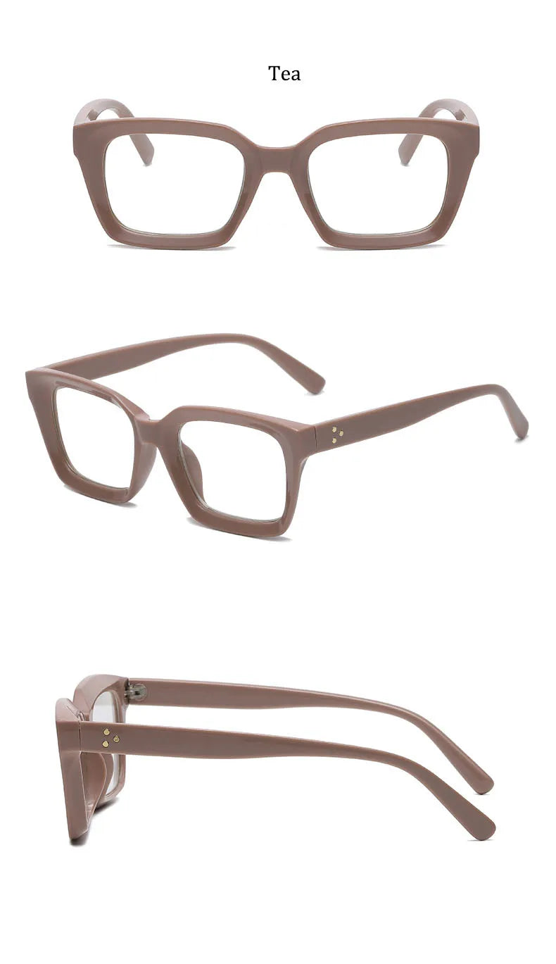 Fashion Reading Glasses for Women 2023 – New Square Anti Blue Light Presbyopia Eyeglasses | Vintage Computer Optical Eyewear +1.0 to +3.5