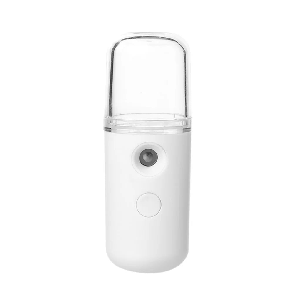 Mini Nano Mister 30ml Cool Mist Facial Steamer | Portable Hydrating Sprayer for Skin Care & Makeup