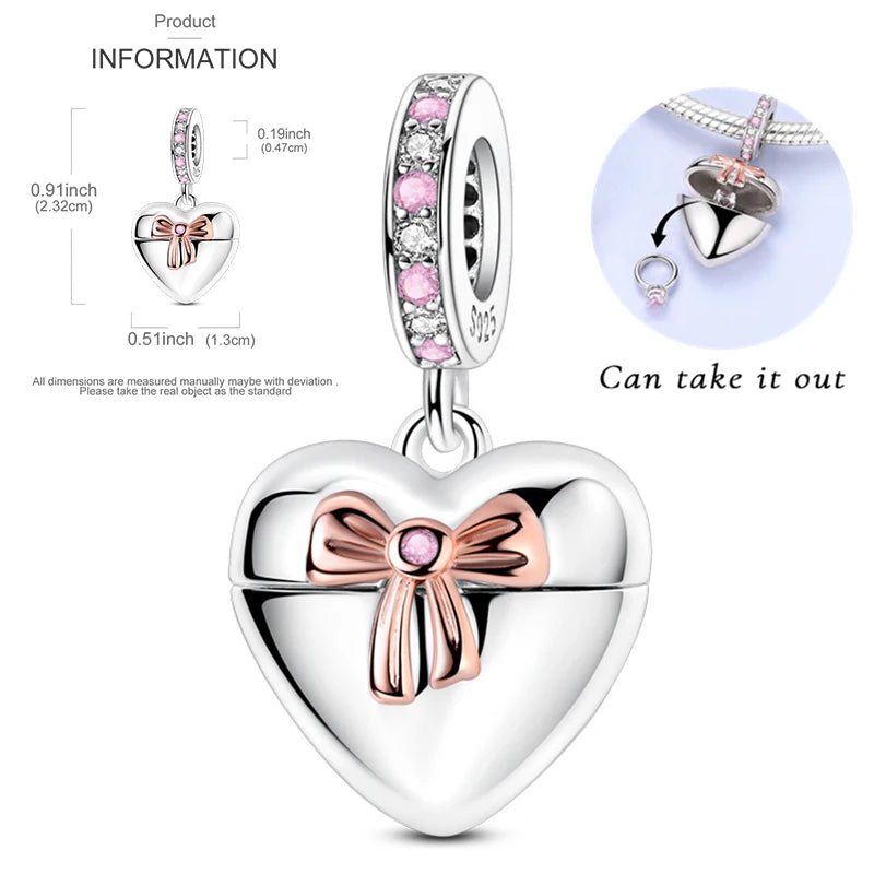 2025 Hot Elk, Dinosaur & Firefly Luminous Dangle Charm Beads | 925 Sterling Silver DIY Bracelet