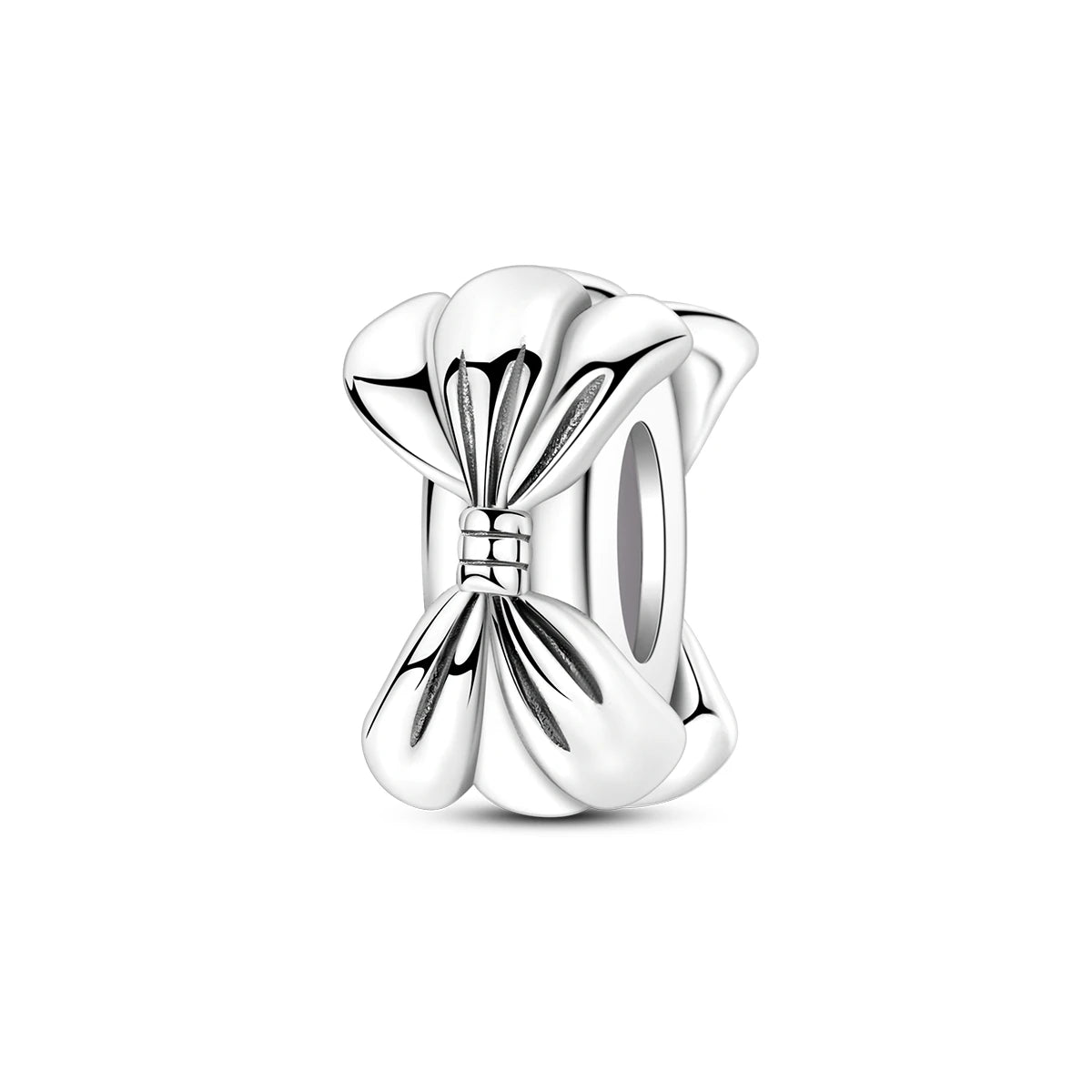 MULA 925 Sterling Silver Bow Charm | Fits Original Snake Chain Bracelet DIY Women’s Fine Jewelry Gift