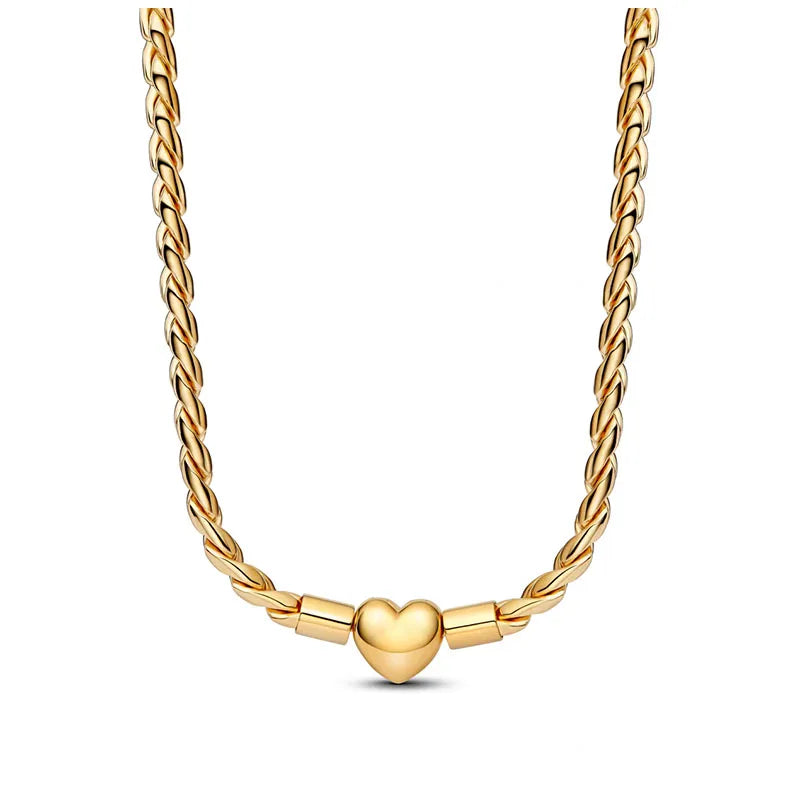 925 Sterling Silver Butterfly Heart Zircon Necklace | Luxury Sparkling Pendant – Exquisite Women’s Birthday Gift