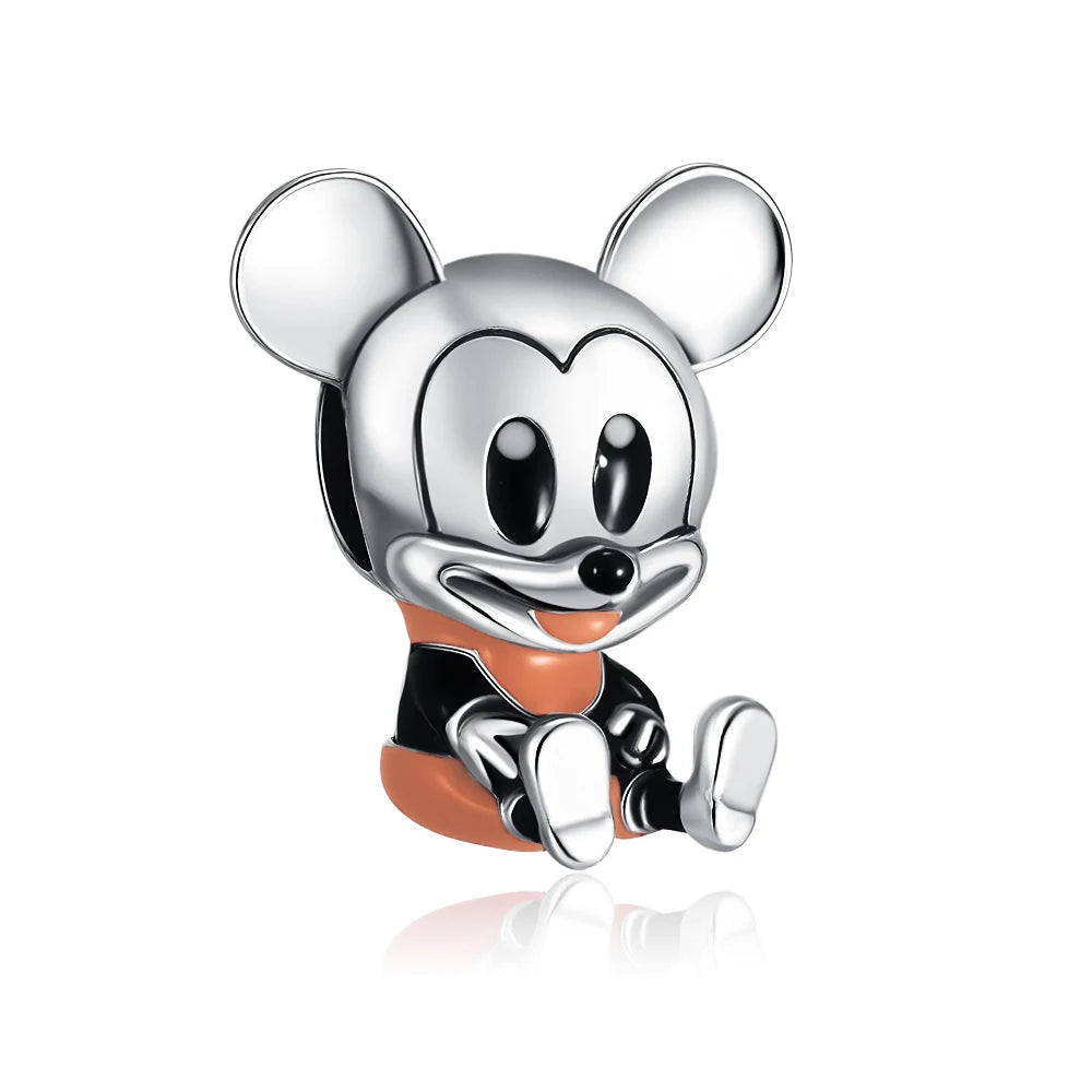 Hot Selling 925 Sterling Silver Duck, Mouse & Cat Charms | Animal Beads Fit Original Bracelet DIY Jewelry Accessories