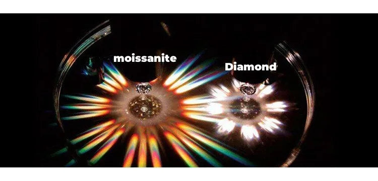 Butterflykiss 1CT Moissanite Pendant Necklace 925 Sterling Silver Bridal Jewelry