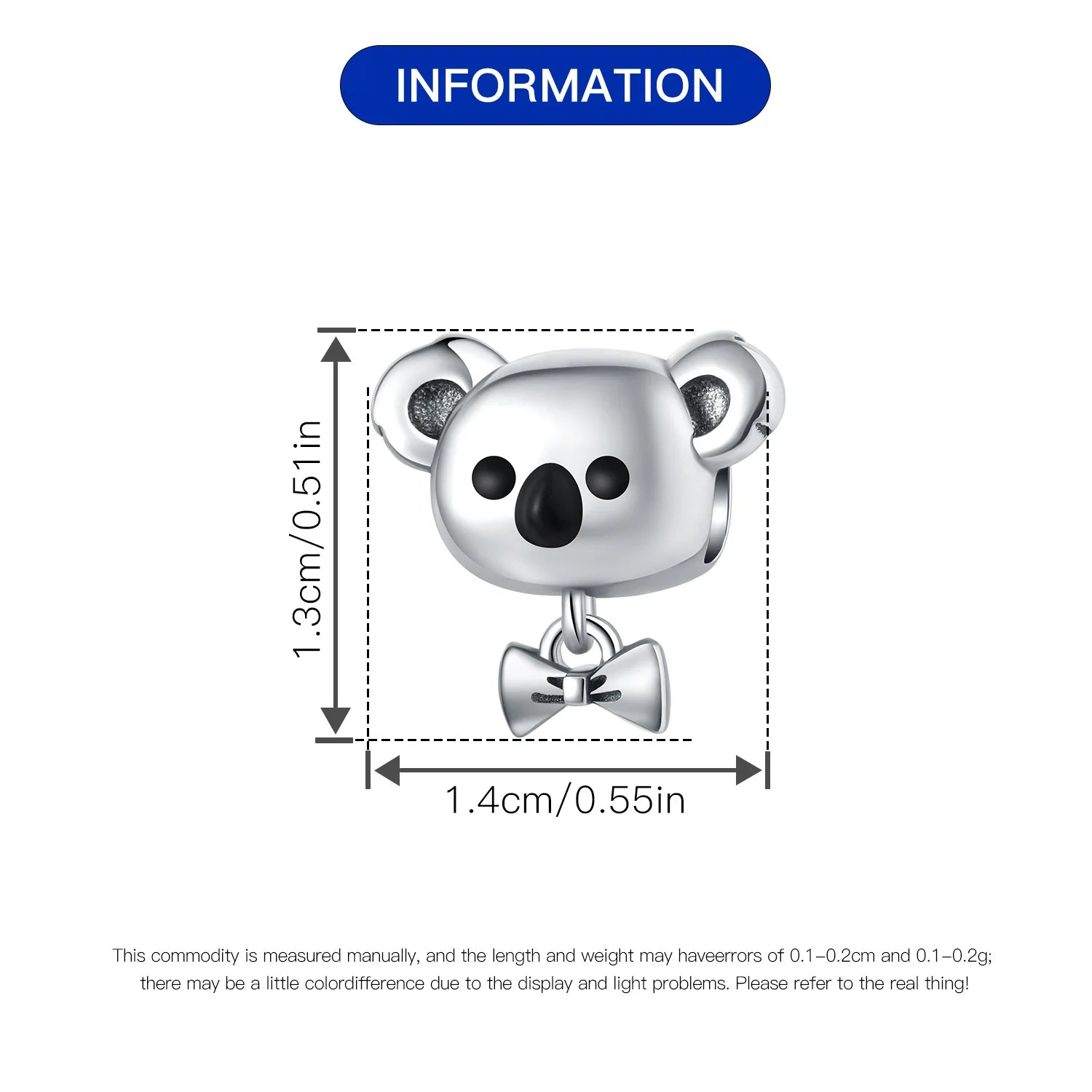 925 Sterling Silver Cute Panda & Penguin Charm Bead | Fun Animal Pendant for Women DIY Bracelet Jewelry Gift