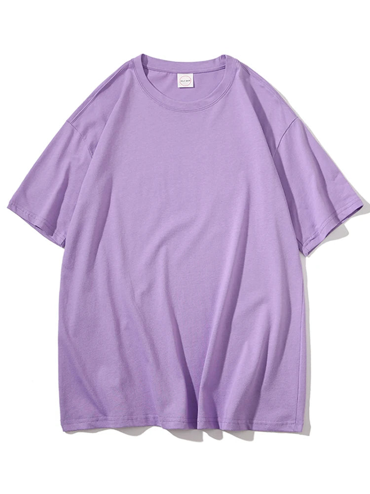 LEGIBLE 2025 Summer Women Short Sleeve T-Shirt – Loose Solid O-Neck Casual Tee 🌞👚