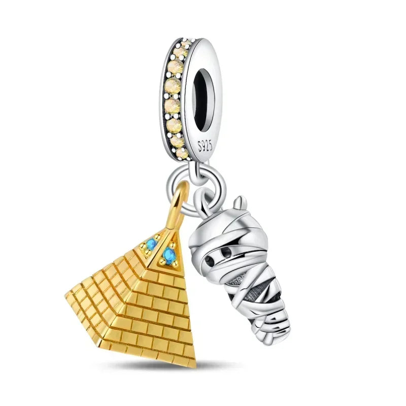 2025 Hot Sale 925 Sterling Silver CZ Pave Mother’s Embrace Dangle Charm | Fit Original Pandora Bracelet DIY Jewelry