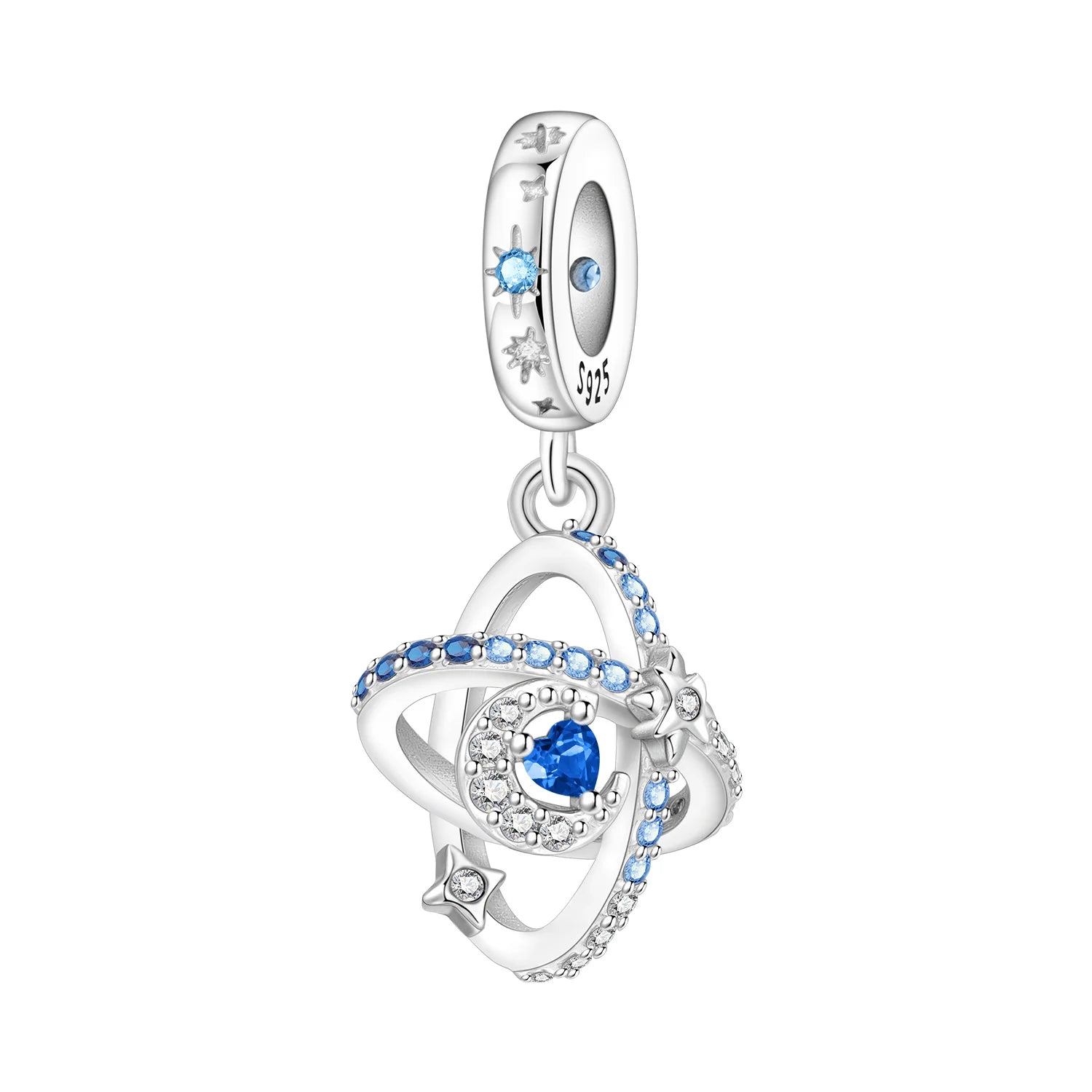 PANPOKI 925 Sterling Silver Switchable Book Pendant Charm | Original Bracelet Beads DIY Jewelry Gift for Women