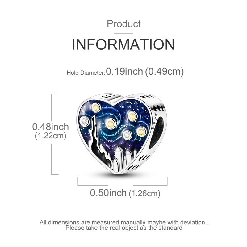 925 Sterling Silver Zircon Bowknot Heart Balloon Charms | Original Pendant Beads Fit Bracelet DIY Fine Jewelry for Women