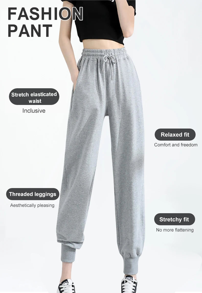 Women’s Casual Sports Pants | Fleece-Lined Running & Jogging Sweatpants | Outdoor Streetwear Trousers