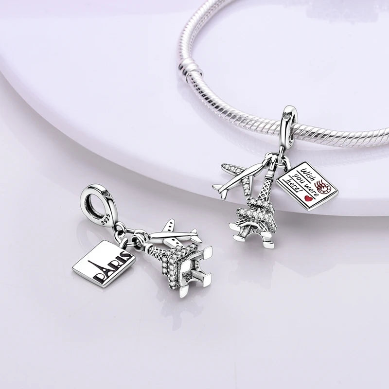925 Sterling Silver Love Football Cup Charm Beads – Sport, Beer & Travel Pendants Fit Original Pandora Bracelet & Necklace