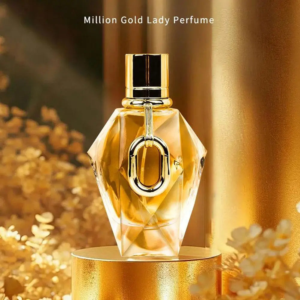 Million Gold For Women EDP | Long-Lasting Oriental Floral Perfume with Rose Patchouli & Oud | Luxury Woody Fragrance